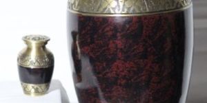 Classic Brown Brass Urn