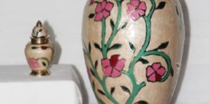 Golden Garden Brass Urn