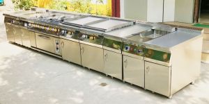 Stainless Steel Multifunction Cooking Counter
