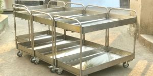 Stainless Steel Utility Trolley
