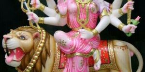 Marble Durga Statue