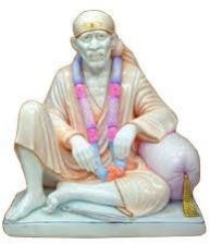 Marble Dwarkamai Sai Baba Statue