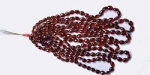 Garnet Oval Bead