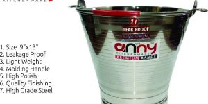 Stainless Steel LEAKAGE PROOF BALTI