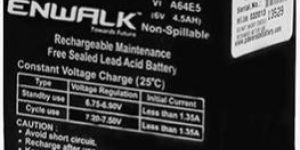 6V/4.5AH LEAD ACID BATTERY