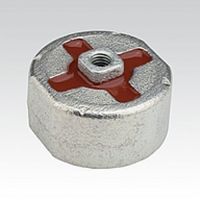 Metal Silver Color Phonolyt Button