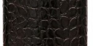 BLACK LEATHER HIP FLASK