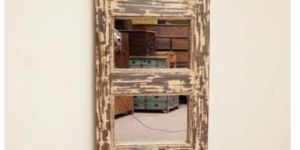 OLD DOOR MIRROR FRAME