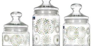 Luminarc Rainbow Flakes Storage Jars