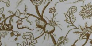 Kishtwar Crewel Hand Embroidered Handloom Cotton Fabric