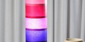 Dark Rainbow Table Lamp