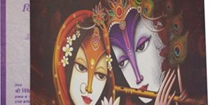 Radha Krishna Wedding Card