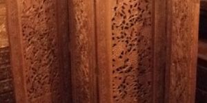 Wooden Carved Screen Partition