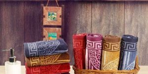Zig-Zag Jacquard Towel