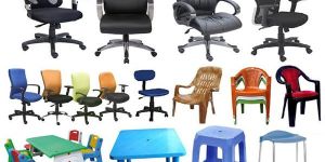 PLASTIC CHAIRS, and TABLES