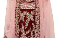 Fashmina Womens Designer Bridal Lehenga Choli And Dupatta-F-7014(B)