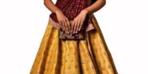 Fashmina Womens Designer Bridal Lehenga Choli And Dupatta-F-7001