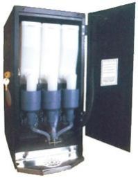 Three Canister Beverage Vending Machine