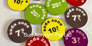 Cold Drink Token Sticker