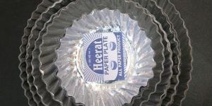 Silver Laminated Paper Plate (Wrinkle Paper Plate)