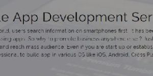 Mobile Application Development