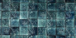 Clay Flower Ceiling Tile