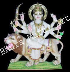 Marble Durga Maa Statue