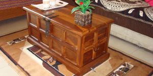 Wooden Storage Trunk