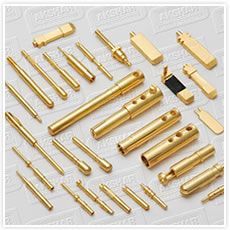 BRASS ELECTRIC MALE- FEMALE PINS