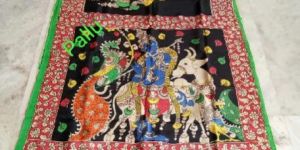 Madhubani Pantings-handmade silk sarees