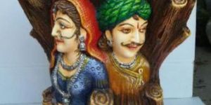 Marble Dust Married Couple Statue