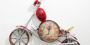 Metal Bike Clock