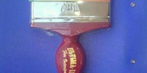 125mm White Wooden Handle Wall Paint Brush