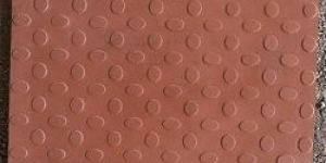 Glossy Finish Bindi Red Parking Tile