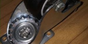 PU Black Caster Wheel