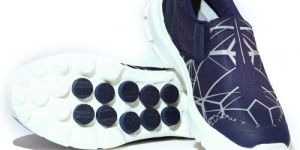 Sagma Mens Dark Blue Breathable Shoes