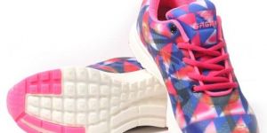 Sagma Womens Blue Pink Breathable Shoes