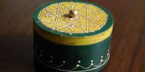 Round Wooden Box