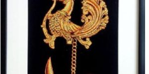 Hanging Peacock Lamp