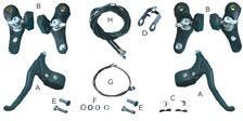 MTB Cantilever Brake Set