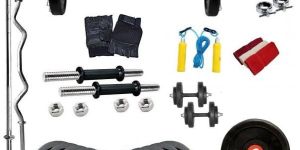 WEIGHT LIFTING RUBBER PLATES HOME GYM