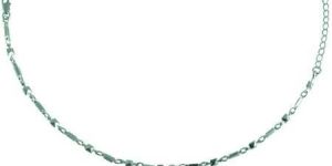 Rhodium Plated Anklet