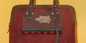 Rust Maroon Dongria Handbag