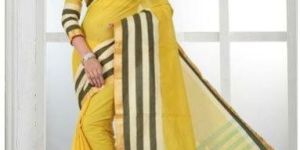 Plain Cotton Saree