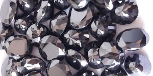 Oval Black Loose Moissanite Stone