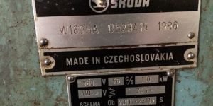 SKODA FLOOR BORING MACHINE