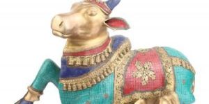 Holy Cow Nandi Statue