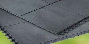 GYM MAT AND SOLID TOP RUBBER MAT