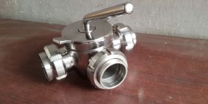 3way SS Plug Valve