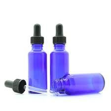 30ml Blue Rubber Dropper Bottle